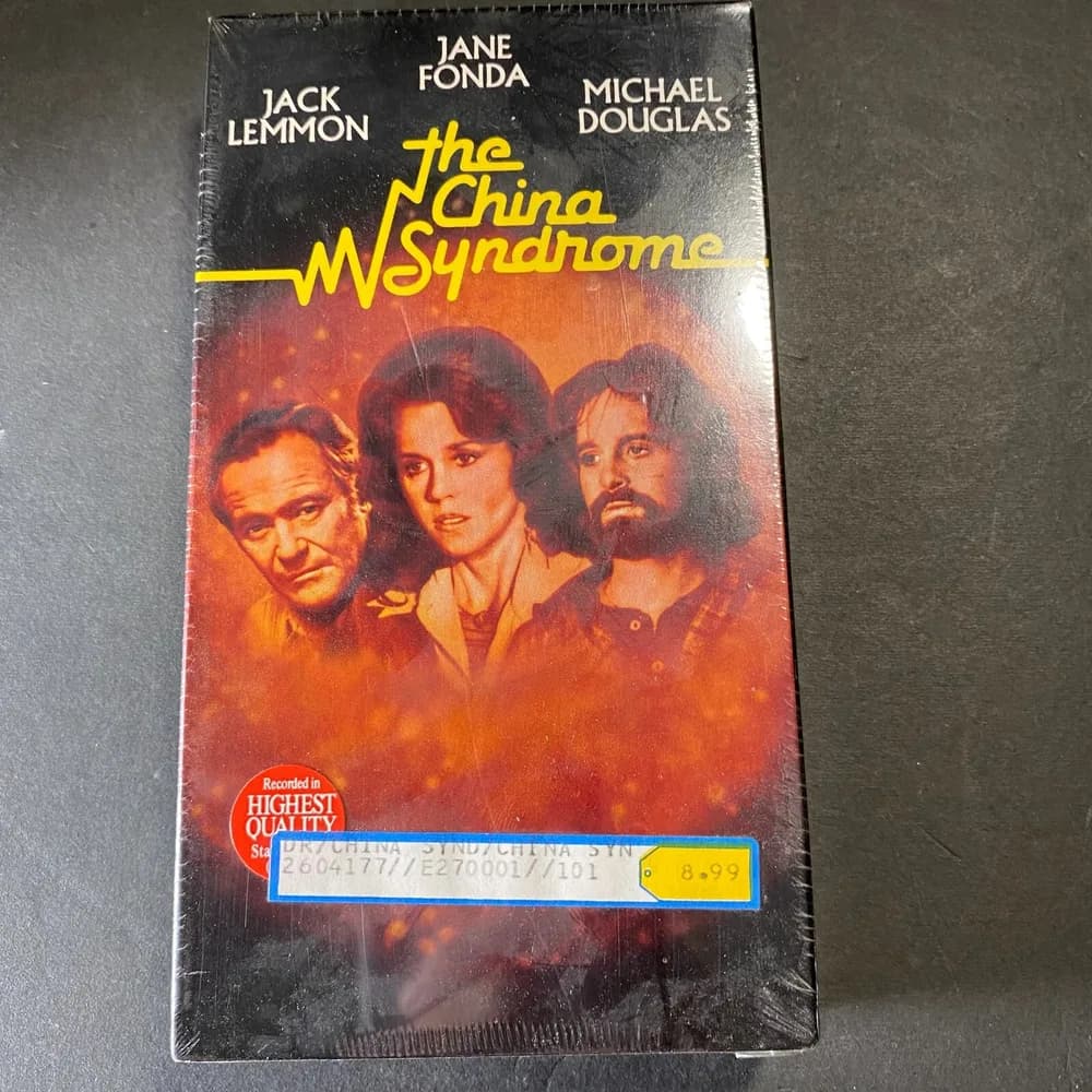NEW SEALED The China Syndrome VHS Brand Jack Lemmon, Jane Fonda, Michael Douglas