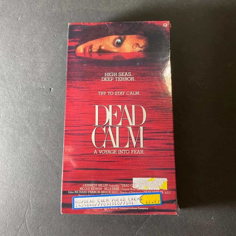 NEW SEALED Dead Calm (VHS, 1995) Warner home video watermark!