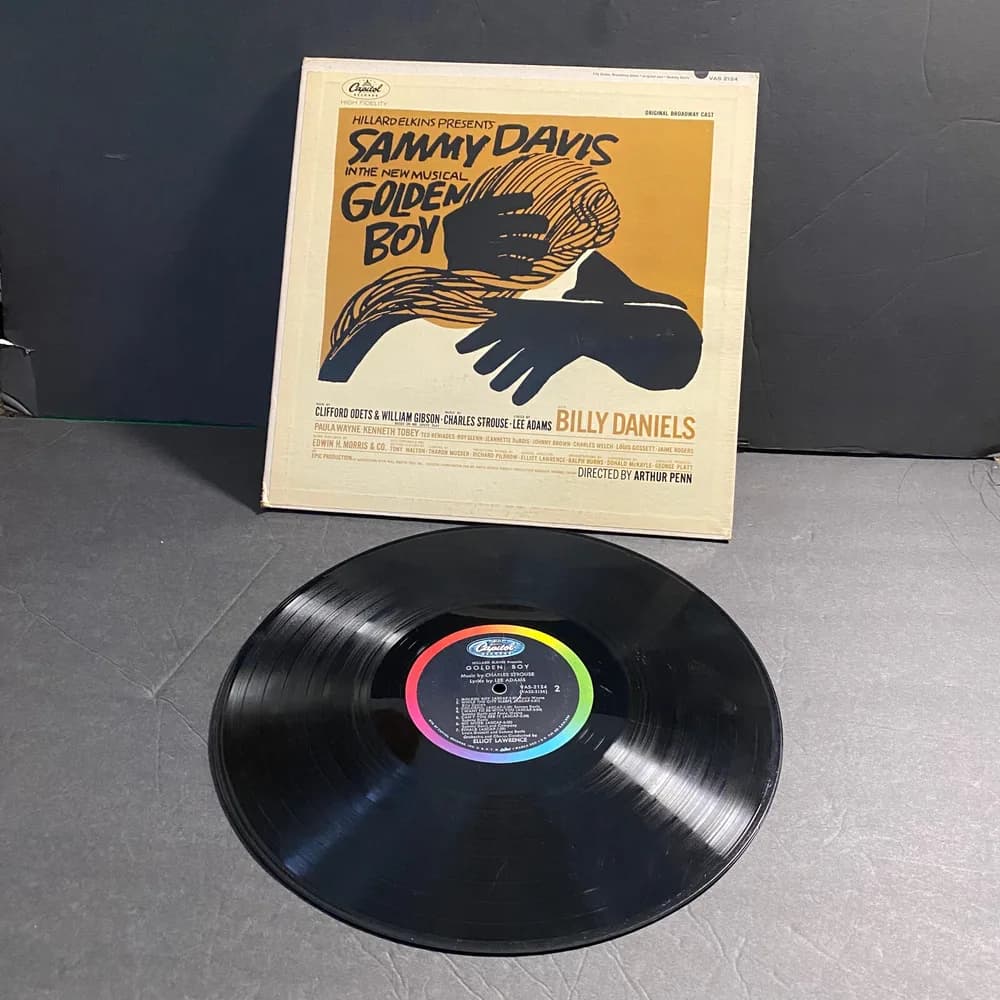 Sammy Davis Jr Golden Boy Original Cast Musical Vinyl Record LP Capitol VAS-2124
