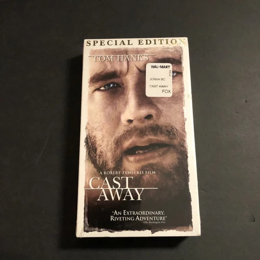Brand New! Sealed! Cast Away (VHS, 2001, Special Edition)