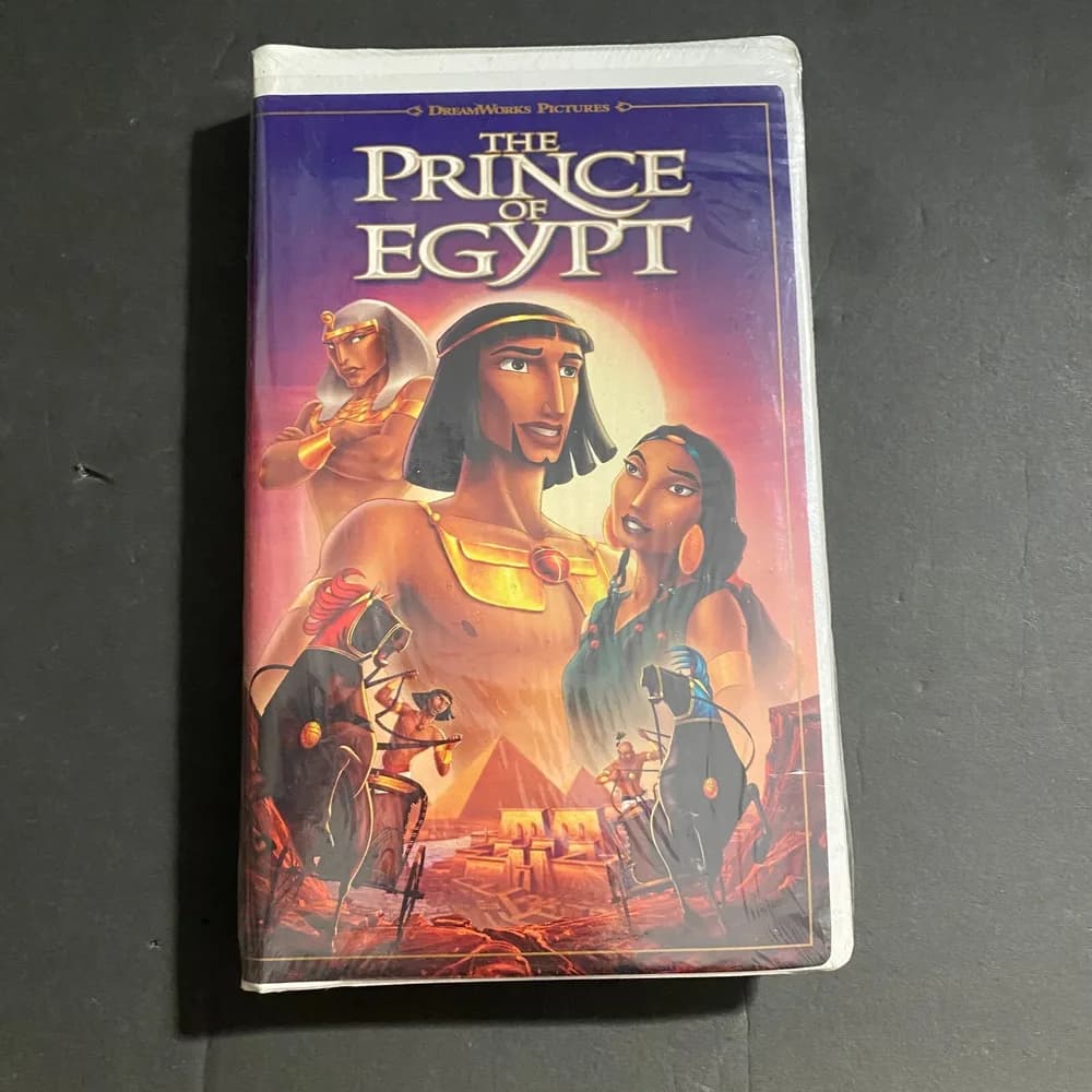 The Prince of Egypt Dreamworks Home Entertainment VHS 1999 Clamshell NEW Sealed