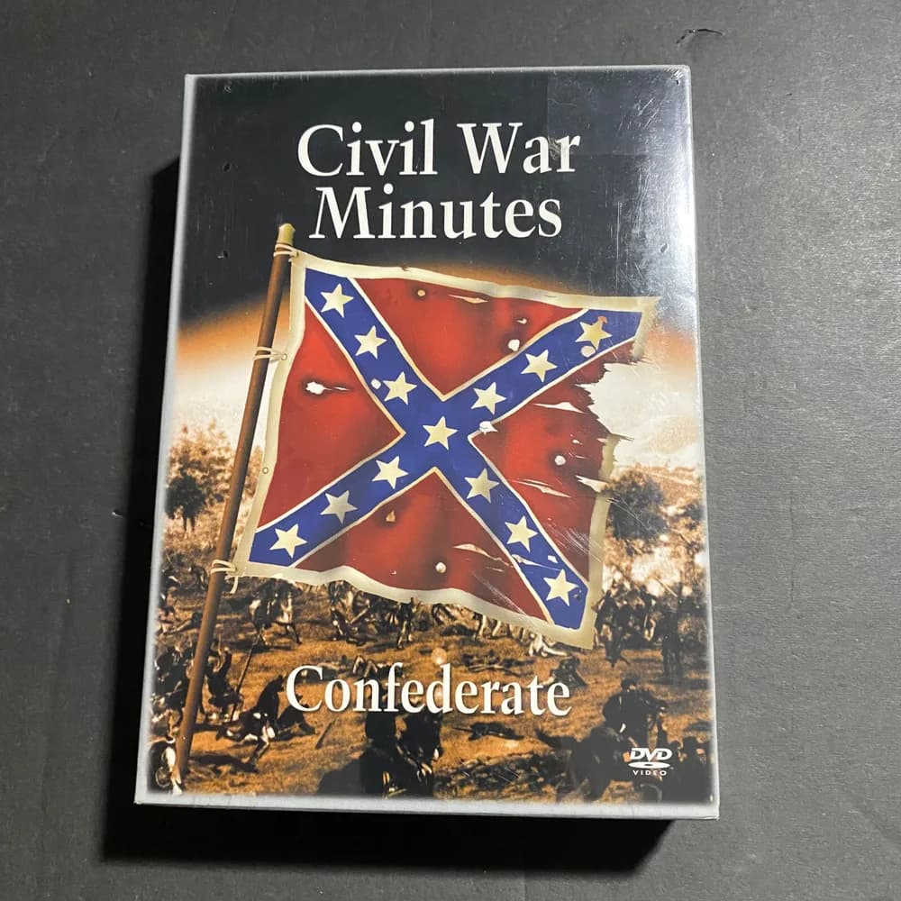 Civil War Minutes - Confederate Boxed Set (DVD, 2002, 2-Disc Set) NEW SEALED