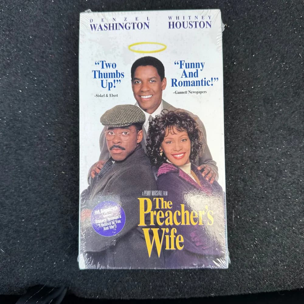 The Preachers Wife (VHS, 1996) Whitney Houston ~ Denzel Washington SEALED