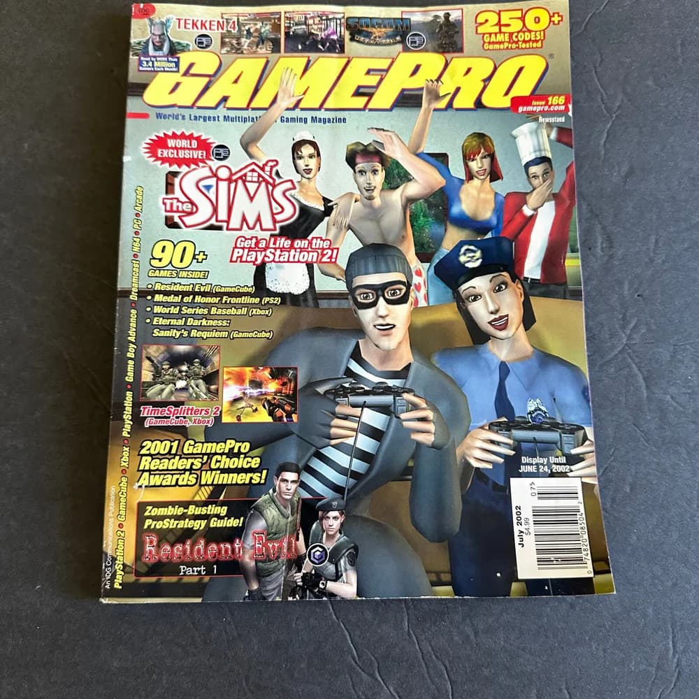 GamePro #166 | SIMS | Eternal Darkness (July, 2002) Preowned Good Condition