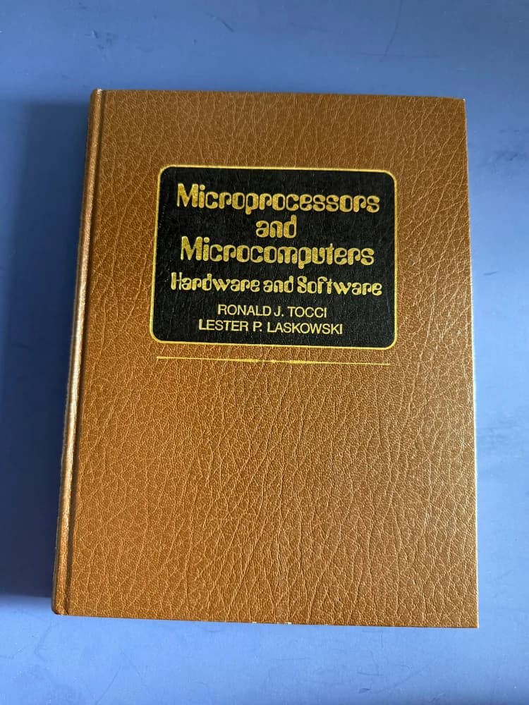 VTG 1979 Microprocessors & Microcomputers Ronald J. Tocci Hd Tech Text Bk