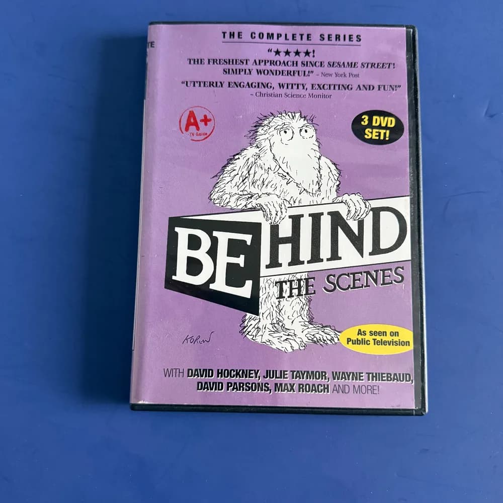 Behind The Scenes - The Complete Series - 3 DVD Set PBS -Penn Jillette