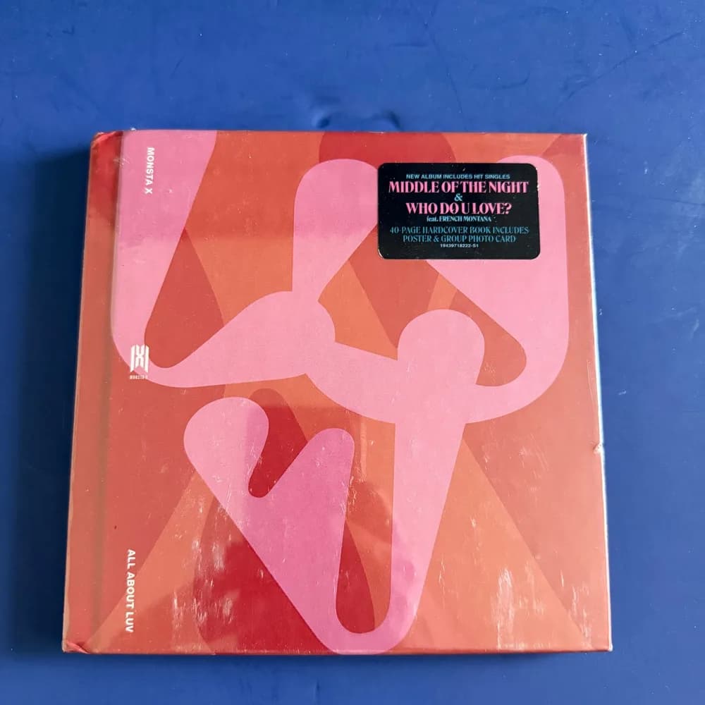 SEALED MONSTA X - ALL ABOUT LUV: STANDARD CASEMADE BOOK NEW CD